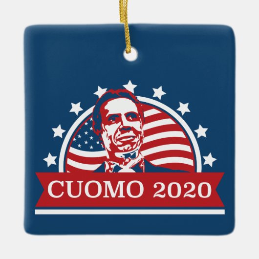 Cuomo 2020 | Stemming in President Keramisch Ornament (Voorkant)