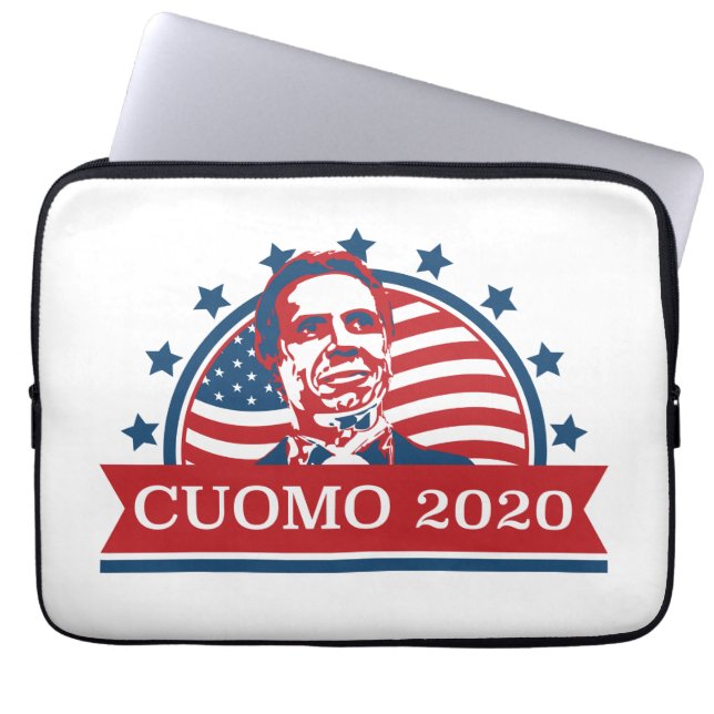 Cuomo 2020 | Stemming in President Laptop Sleeve (Voorkant)