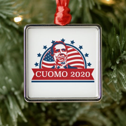 Cuomo 2020 | Stemming in President Metalen Ornament (Boom)