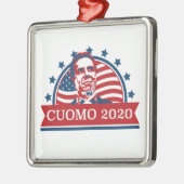 Cuomo 2020 | Stemming in President Metalen Ornament (Links)
