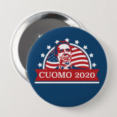 Cuomo 2020 | Stemming in President Ronde Button 4,0 Cm (Voorkant /achterkant)