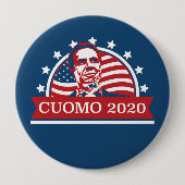 Cuomo 2020 | Stemming in President Ronde Button 4,0 Cm (Voorkant)