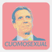 Cuomoseksueel Vierkante Sticker (Voorkant)