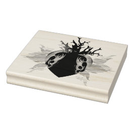 Cuore e coralli rubberstempel