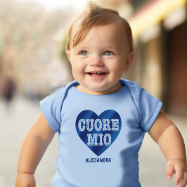 Cuore Mio Blauw Baby Bodysuit