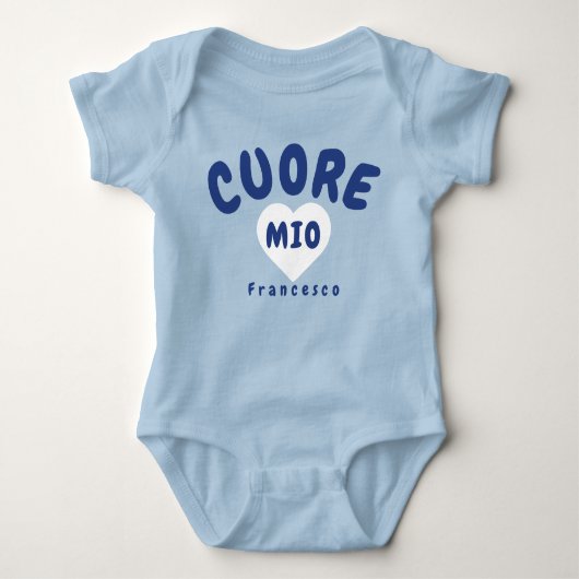 Cuore Mio (Jongens) Baby Bodysuit (Voorkant)