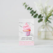 Cup Cake Bakkerij | Baker Chef Catering OF Code Visitekaartje (Staand voorkant)