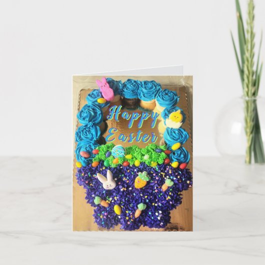 Cup-cake, Frosting, Cookies & Snoep Paas Kaart (Voorkant)