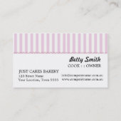 Cup Cake Visitekaartje (Achterkant)