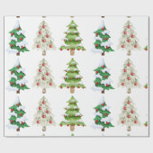 cup cake wrapping paper cadeaupapier (Vlak)