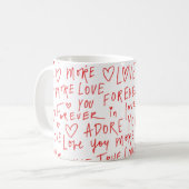Cup Coffee Mug Valentine's Day Koffiemok (Voorkant links)
