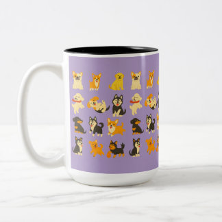 Cup Cute Puppies Tweekleurige Koffiemok