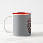 Cup Hoesje Design Special Tweekleurige Koffiemok (Links)