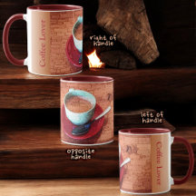 Cup Lepel Typografie Embedded Word Cloud Custom