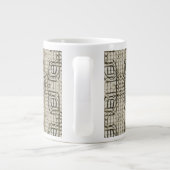 cup met patroon grote koffiekop (Achterkant)