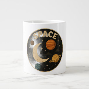 Cup met ruimte ontwerp grote koffiekop
