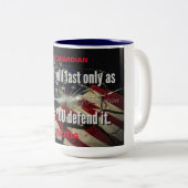 Cup, Mug, Coffee Cup, Coffee Mug,  Tweekleurige Koffiemok (Voorkant rechts)