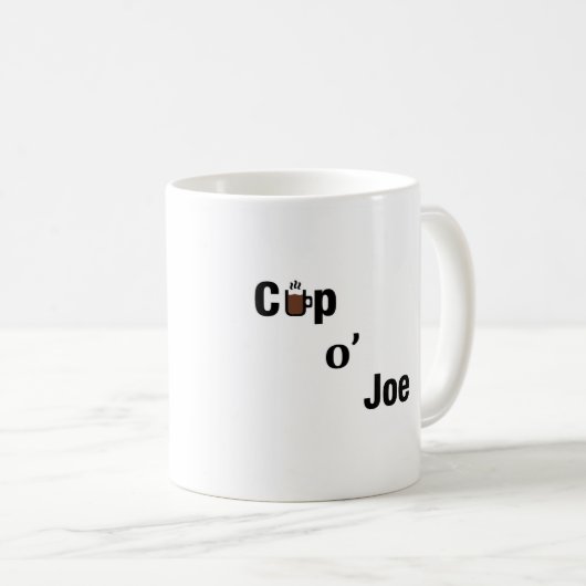 "Cup o' Joe" Coffee Mok (Voorkant rechts)
