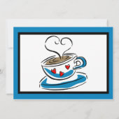 Cup 'o Love Valentijn Invitation Kaart (Achterkant)