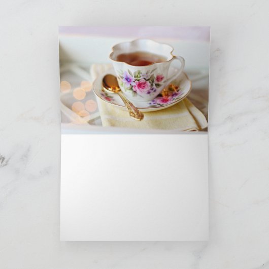 CUP o TEA BLANK - ALL OCCASION KAART (Binnen)