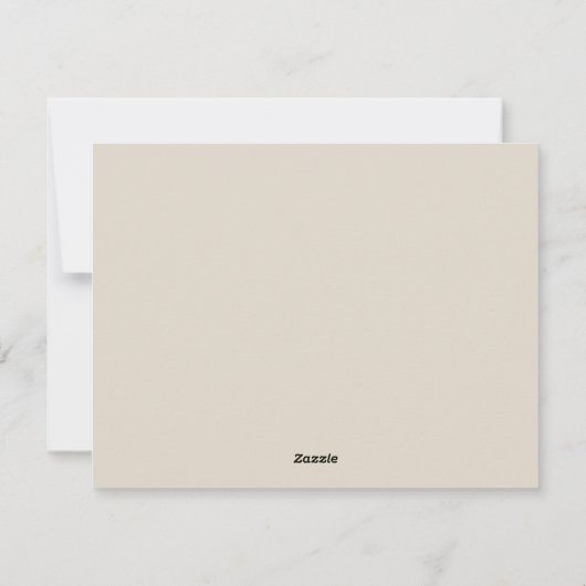 Cup of hot chocolate feestdagenkaart (Achterkant)