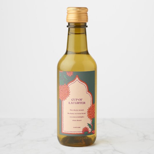 Cup of Laughter Wijn Etiket (Voorkant)