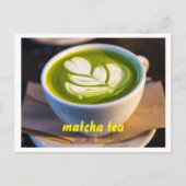 Cup of Matcha Tea Photo Briefkaart (Voorkant)