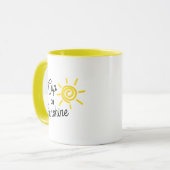 Cup of Sunshine Summer Vibe Modern Mindfulness Mok (Voorkant links)