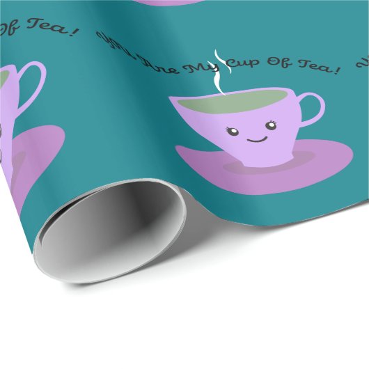 Cup of Tea Cadeaupapier (Rol Hoek)