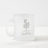 Cup of Tea Esthetische Kunst Mok (Links)