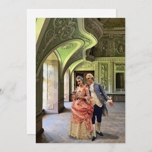 Cup of Tea Feestdagenkaart (Voorkant / Achterkant)