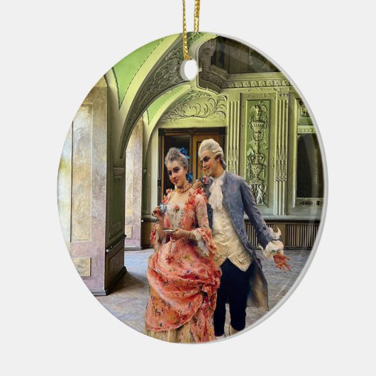 Cup of Tea Keramisch Ornament (Links)