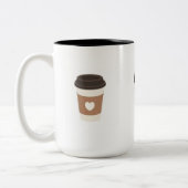 Cup Tweekleurige Koffiemok (Links)