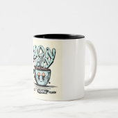 Cup Tweekleurige Koffiemok (Voorkant rechts)