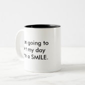 Cup Tweekleurige Koffiemok (Voorkant links)