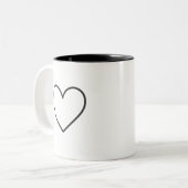 Cup Tweekleurige Koffiemok (Voorkant links)