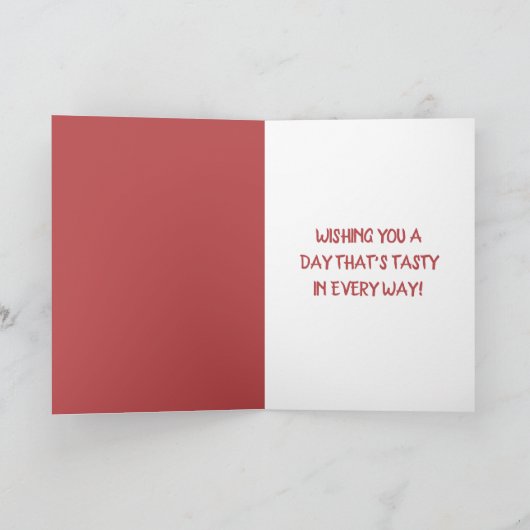 Cup van Ramen Noodles Custom Personalized Birthday Kaart (Binnen)