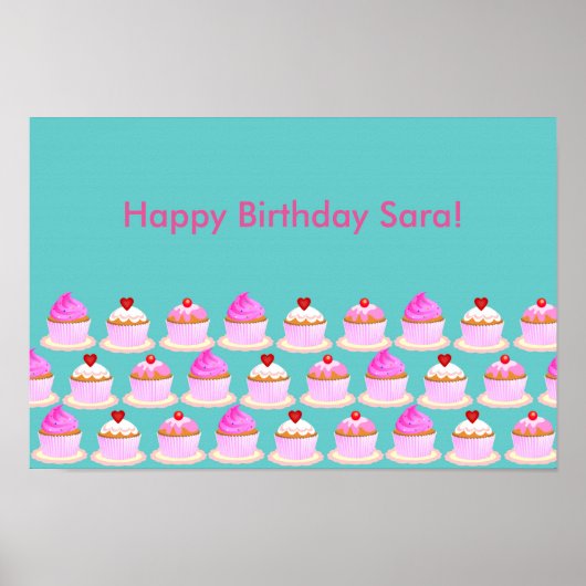 Cupacks zijn zoet poster (Voorkant)