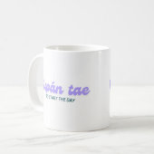 Cupán tae Irish Gaelic Tea Mok (Voorkant links)