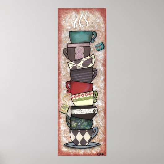 Cupapalooza - Coffee Mugs, Tea Cups - Originele Ku Poster (Voorkant)