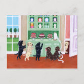Cupboard Labrador-Puppies Briefkaart (Voorkant)