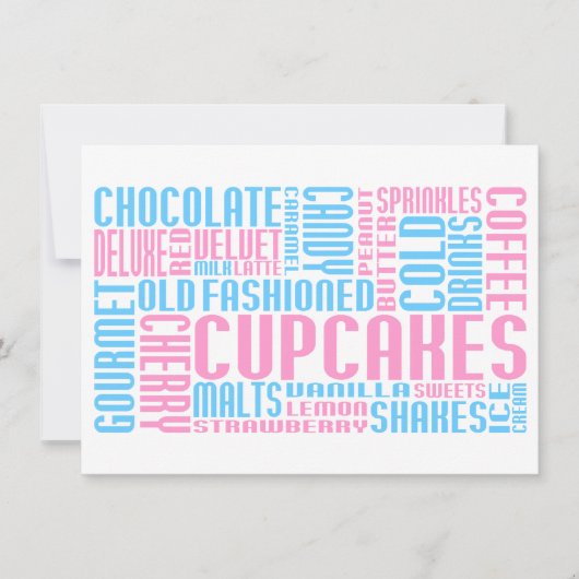 cupcak chitChat Kaart (Voorkant)