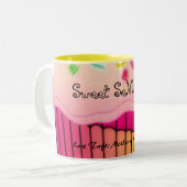 cupcake3, Sweet SeNsations, Lori Taft: Moeder ... Tweekleurige Koffiemok (Voorkant links)