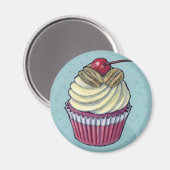 Cupcake #120 magneet (Voorkant / Achterkant)