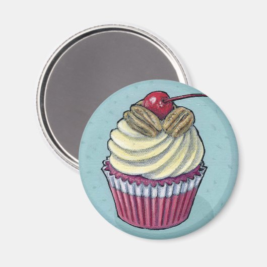 Cupcake #120 magneet (Voorkant / Achterkant)