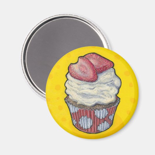 Cupcake #131 magneet (Voorkant / Achterkant)