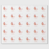 Cupcake 1e verjaardag uitnodiging Sweet Treats Par Cadeaupapier (Vlak)