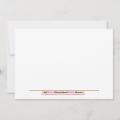 Cupcake 1st Birthday blue dot Moderne Uitnodiginge Kaart (Achterkant)