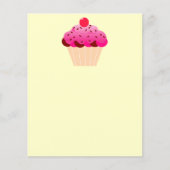 cupcake-310968 cupcake cherry roze ijsdessert flyer (Voorkant)