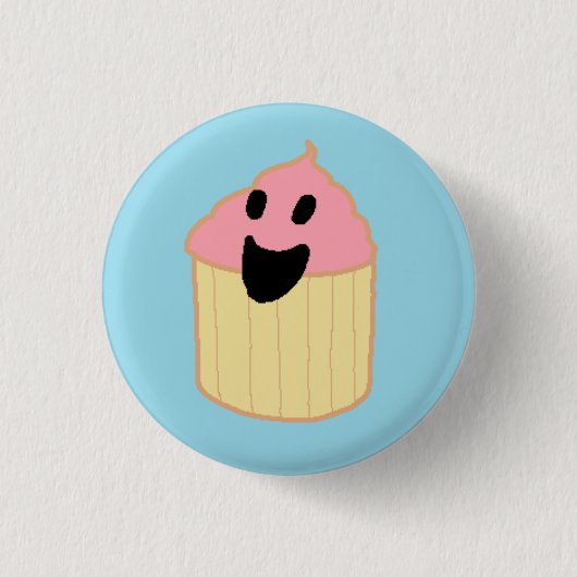 Cupcake 4 ronde button 3,2 cm (Voorkant)